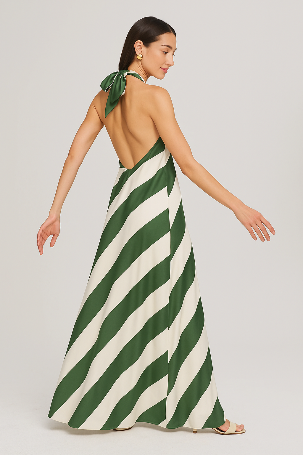 Chantell Dress - Palm Green